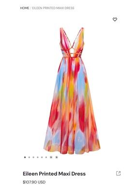 Bella Barnett Eileen Printed Maxi Dress - Multicolor
